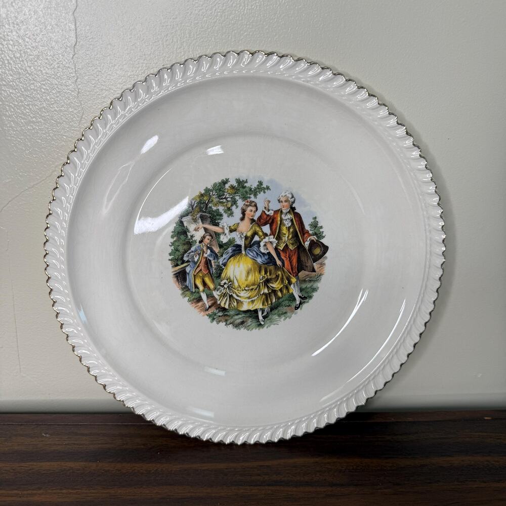 The Harker Pottery 22 Kt Gold Plate, Elegant Dinnerware, Antique Decor Piece